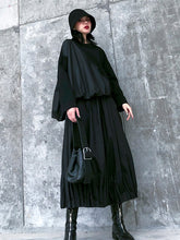 Women Straight Loose High Waist Pleated Wide Leg Casual Pants